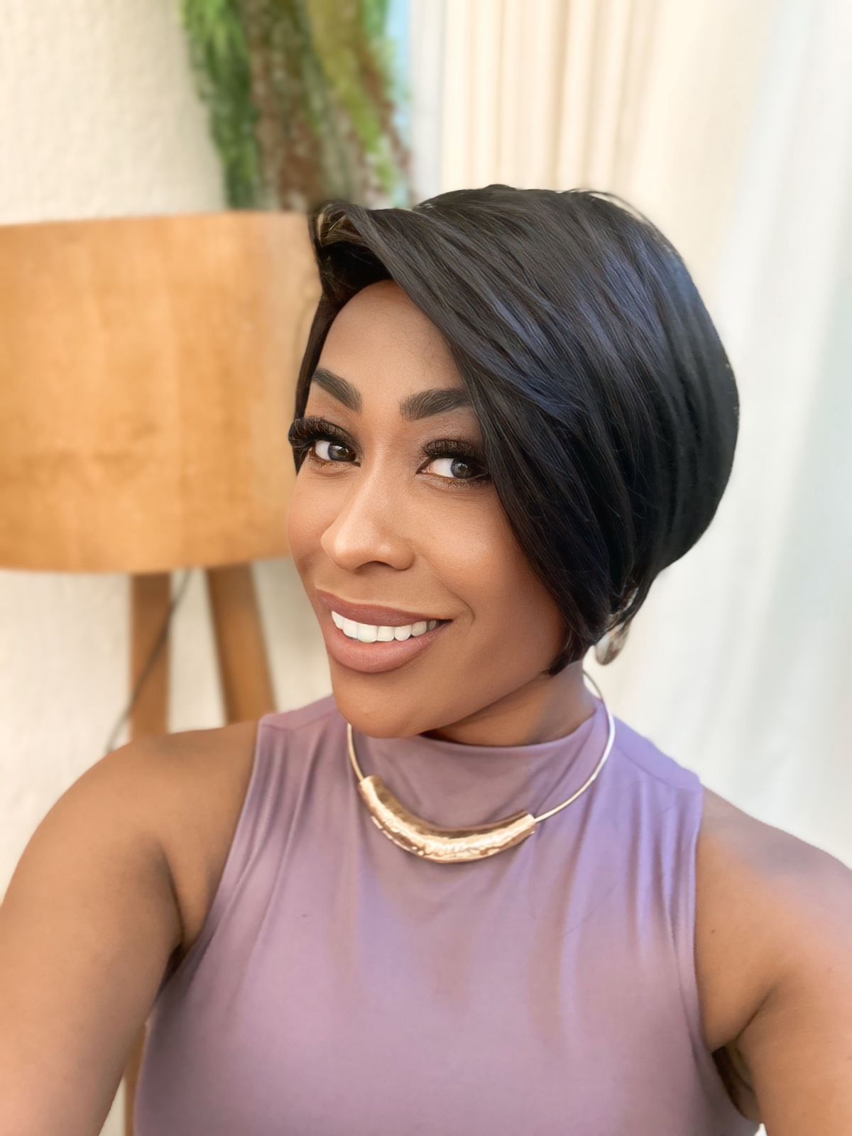 Wig premium Erika - Castanho escuro #2