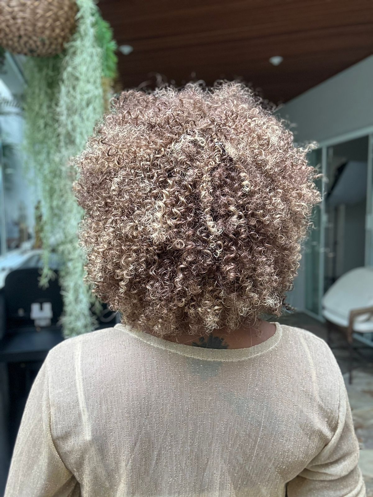 Wig Humana Lili - Loiro Mel #4/27