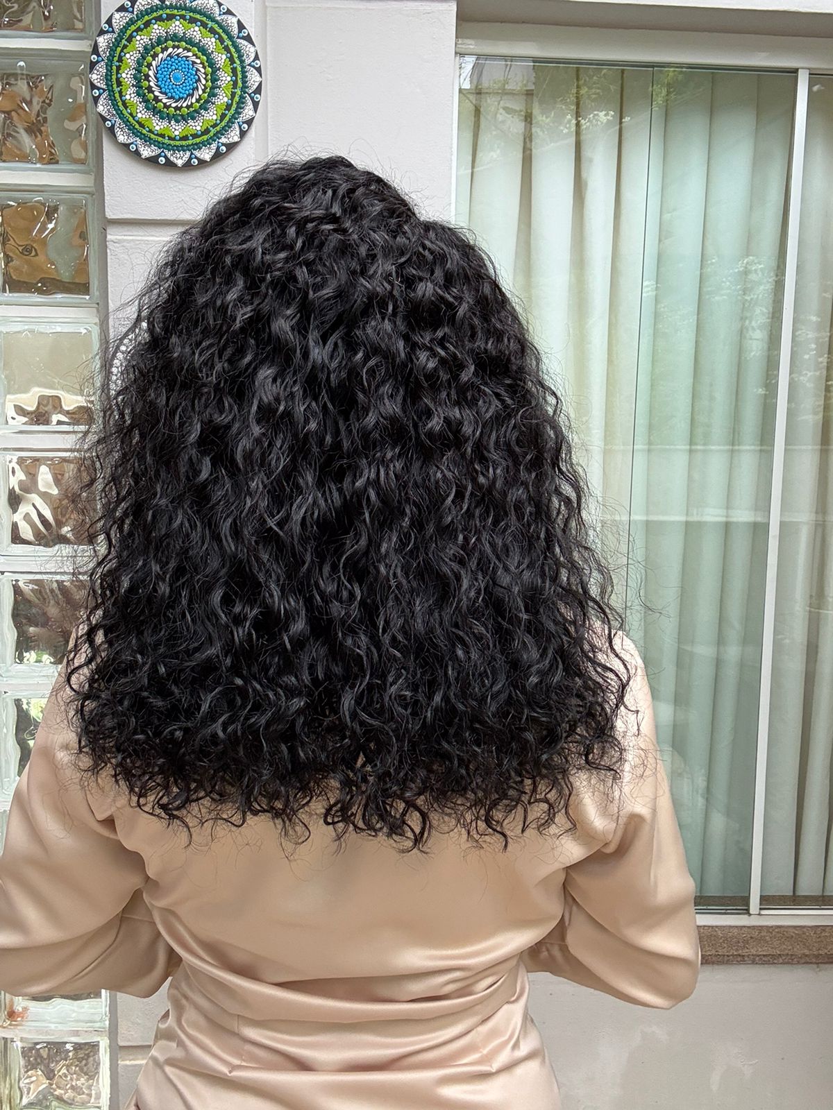 Lace Front Humana Gabriela - Castanho Escuro Natural
