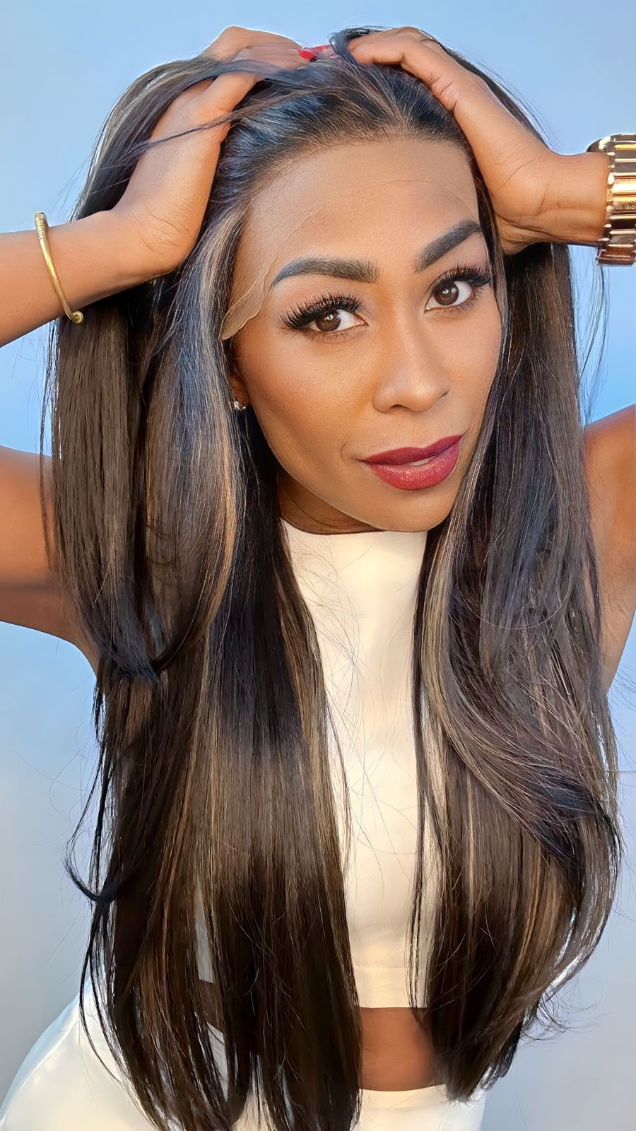 Lace Front Premium Diamante - Morena Iluminada #TTF2/27