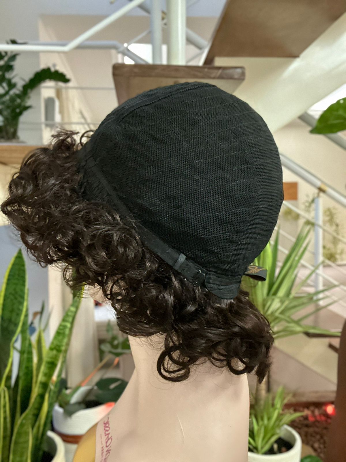 Wig humana Quila - castanho achocolatado #2