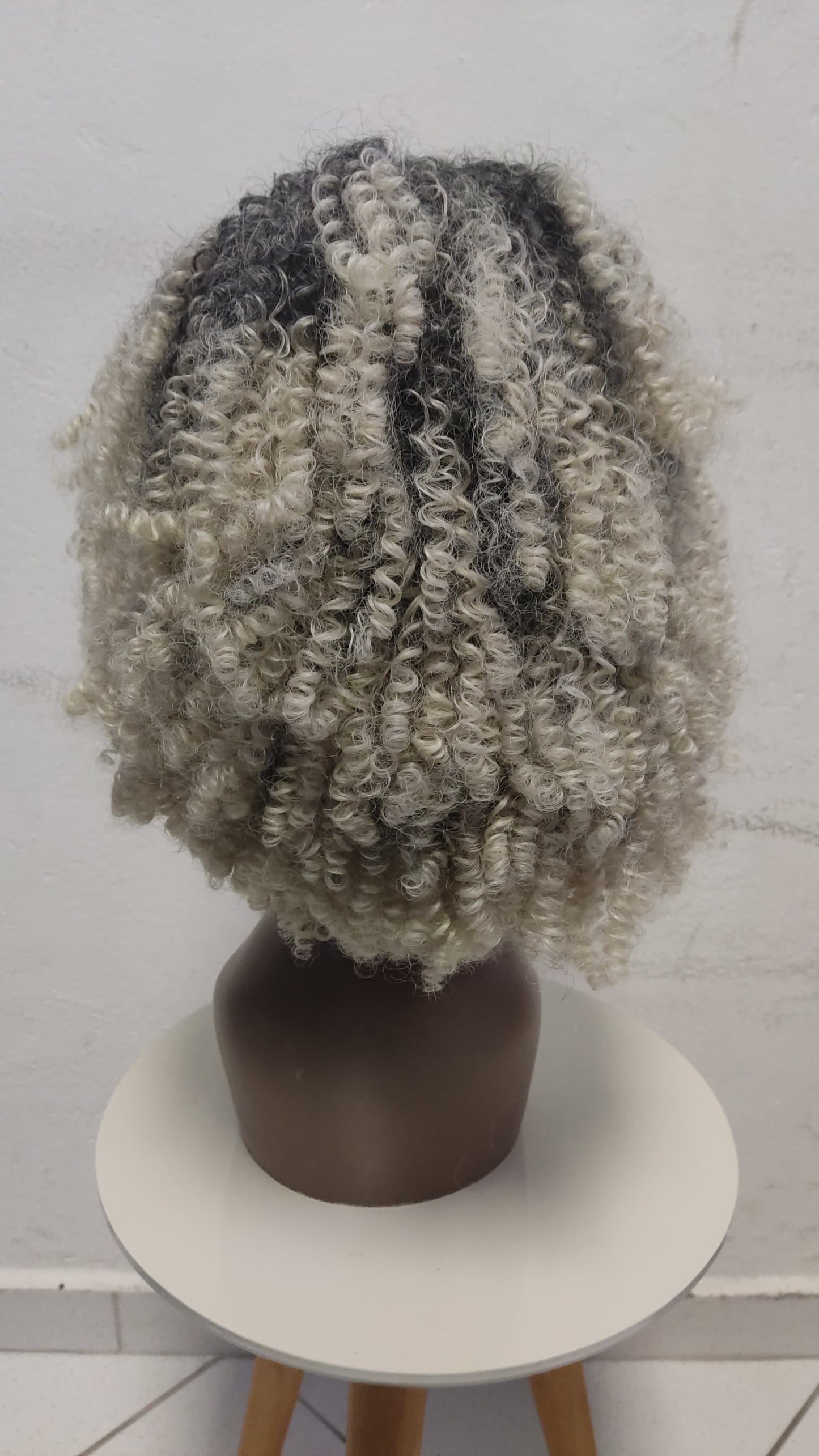 Outlet #34 Wig Zara - Grisalha com Pontas Platinadas