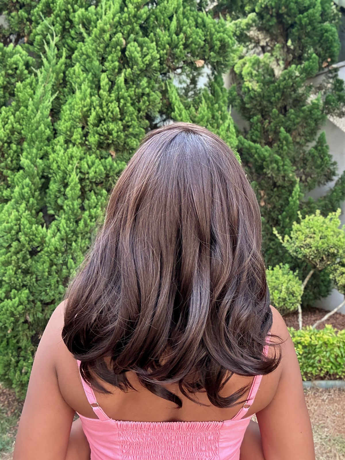 Lace front bio fibra Jennifer - chocolate #4