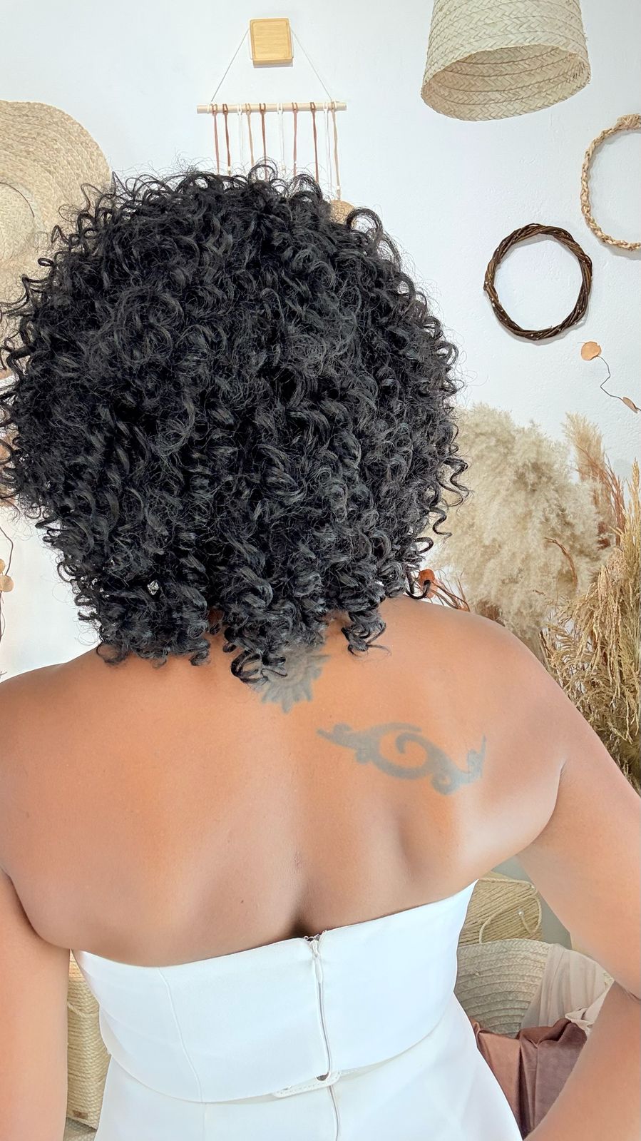 Lace Front Bio Fibra Rapunzel - Castanho Escuro #1B