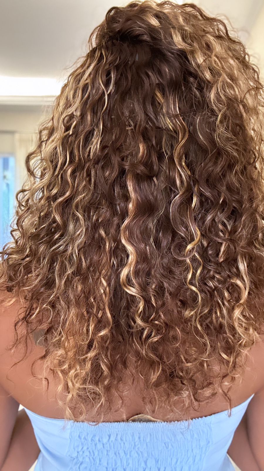 Lace front humana Ella - loiro mechado