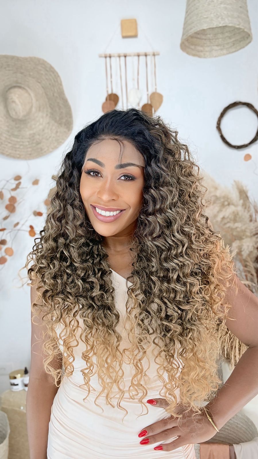 Lace front bio fibra Itália - morena iluminada #RT2/4A/22