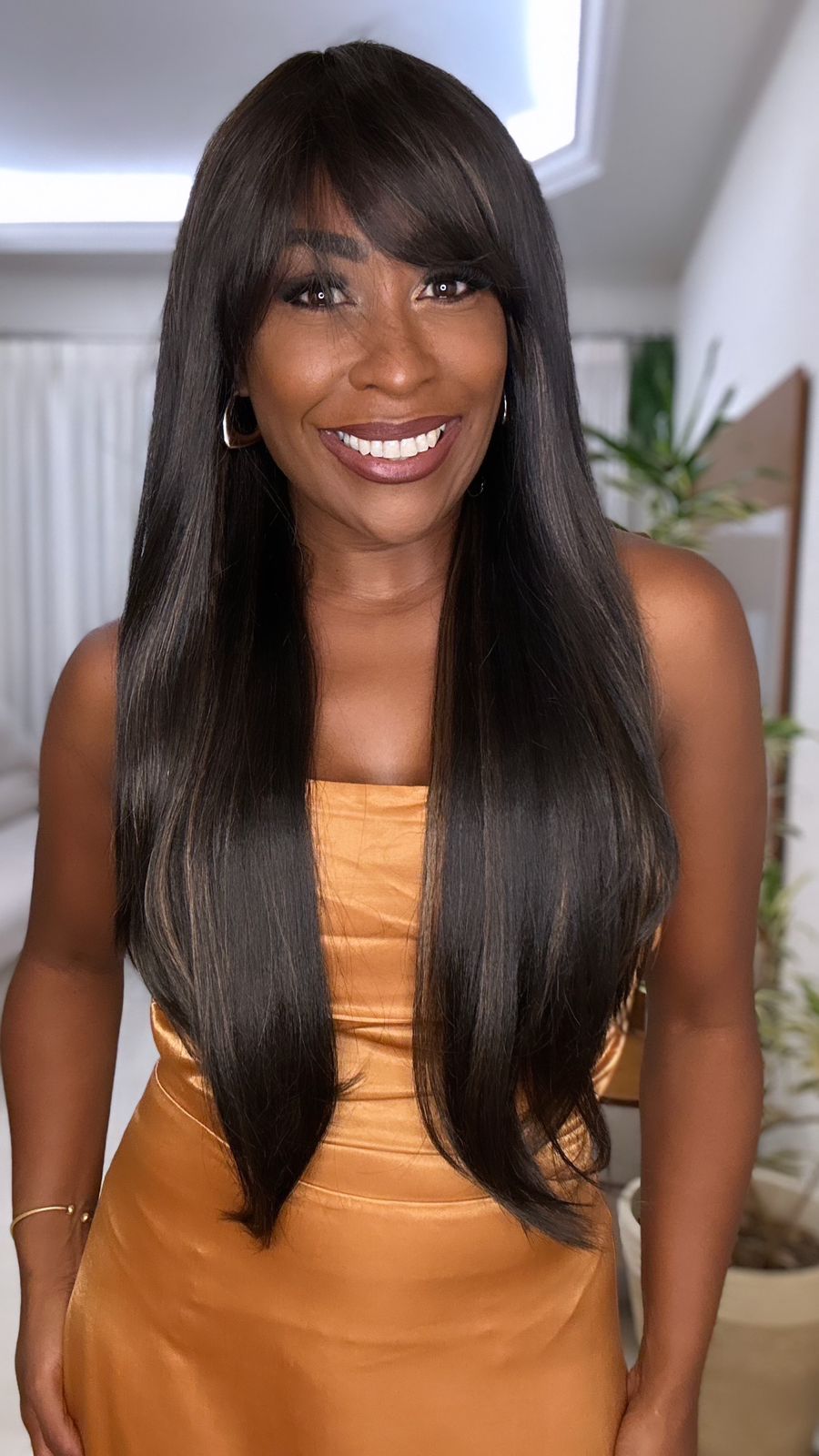 Wig premium Paola - morena iluminada #F2/27