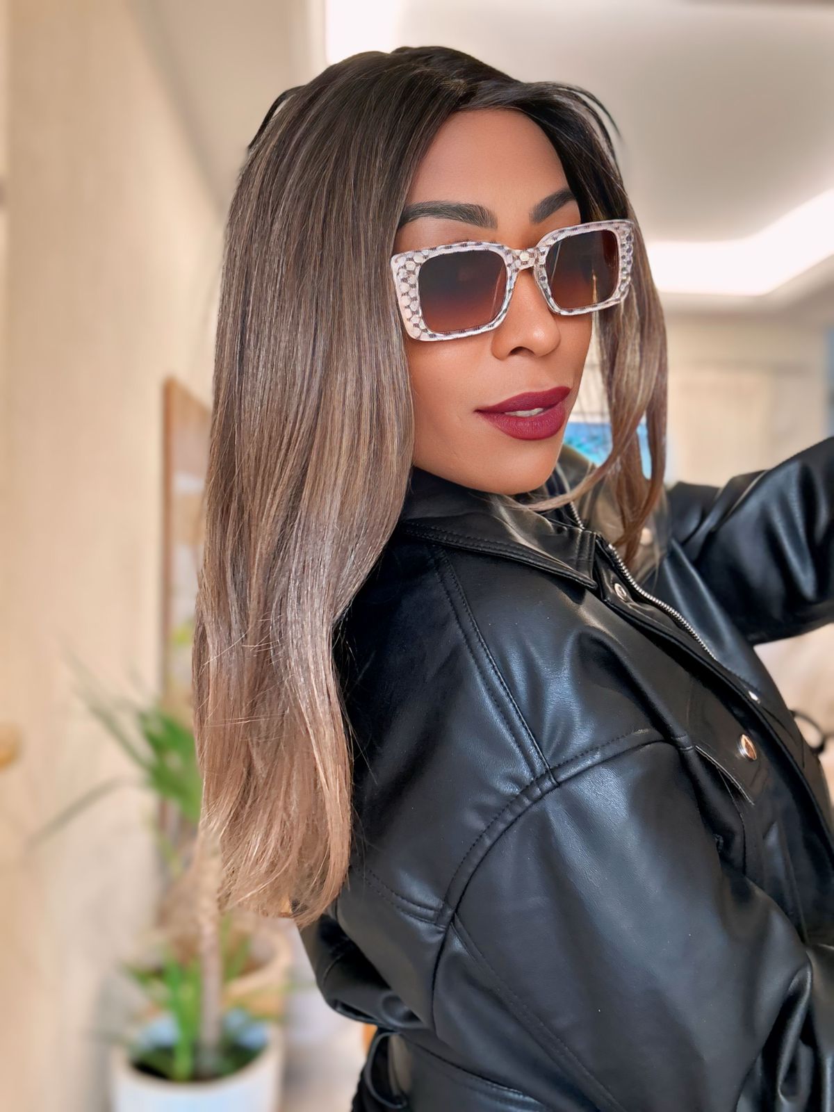 Lace Wig premium Talita - morena iluminada #RT2/8/30