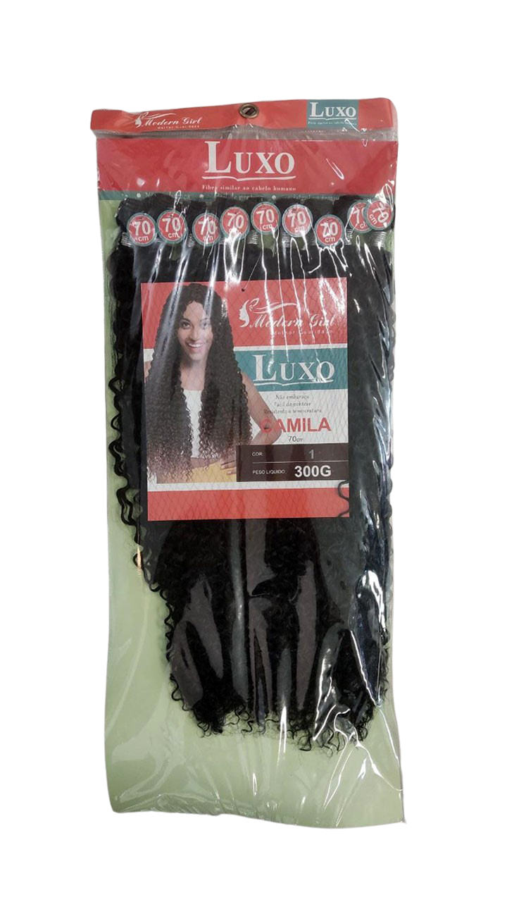 Tela Cacheado Bio Fibra Luxo Camila - Preto #1