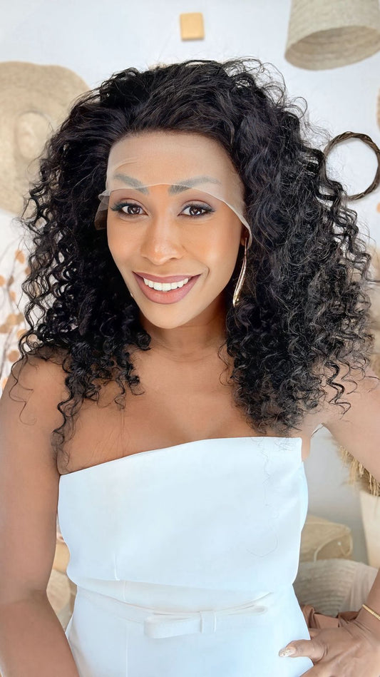 Lace Front Humana Cissa - Castanho Escuro