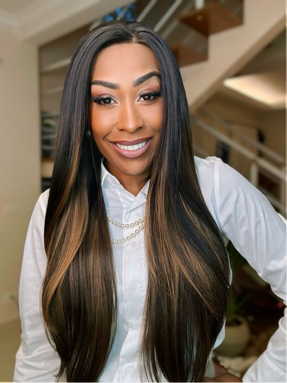 Lace Front Premium Diamante - Morena iluminada #BTSN2/27