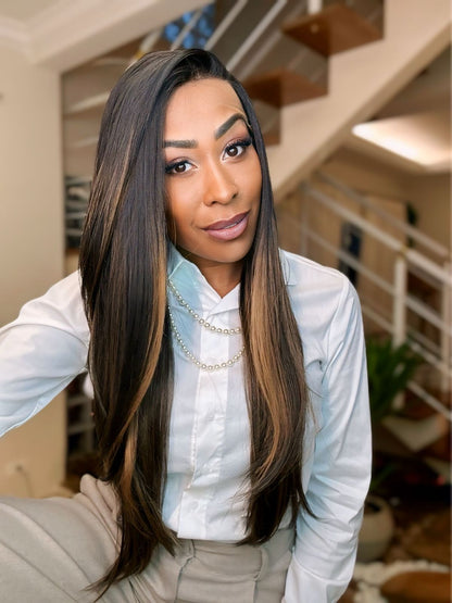 Lace Front Premium Diamante - Morena iluminada #BTSN2/27