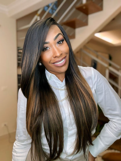 Lace Front Premium Diamante - Morena iluminada #BTSN2/27