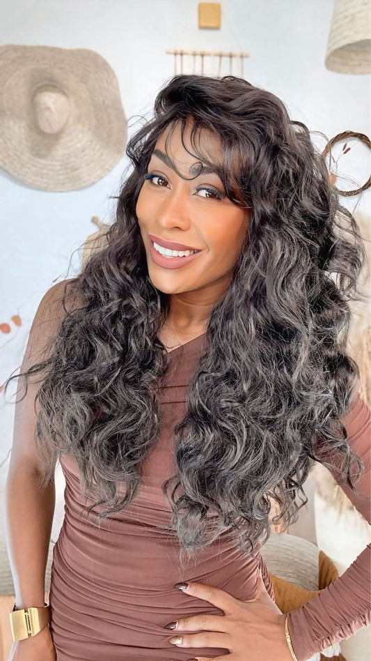 Wig Bio Fibra Barbara - Castanho Escuro #4
