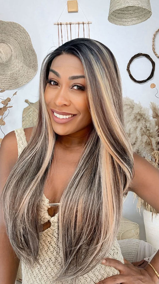 Lace Front Premium Diamante - Morena Ilumianada #NTPDHL1B/8/26R