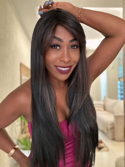 Wig premium Paola - morena iluminada #F1B/30