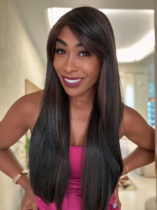 Wig premium Paola - morena iluminada #F1B/30