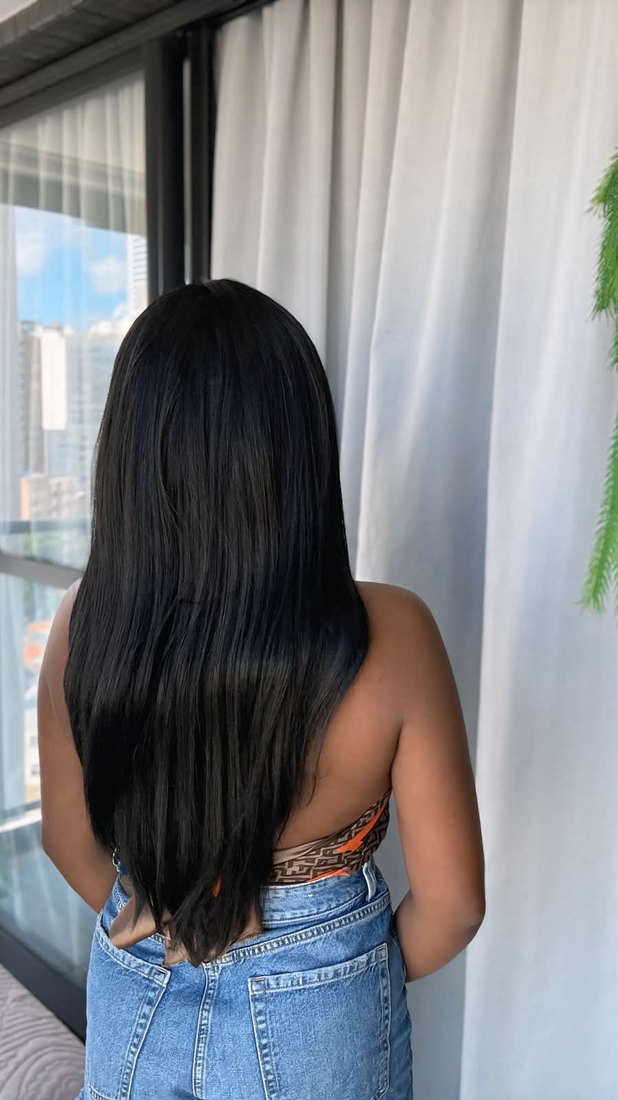 Wig Premium Lizzi - Castanho Escuro