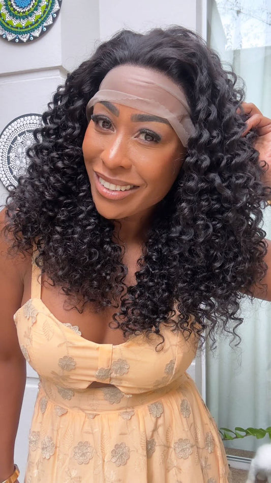 Lace Front Humana Moana - Castanho Escuro