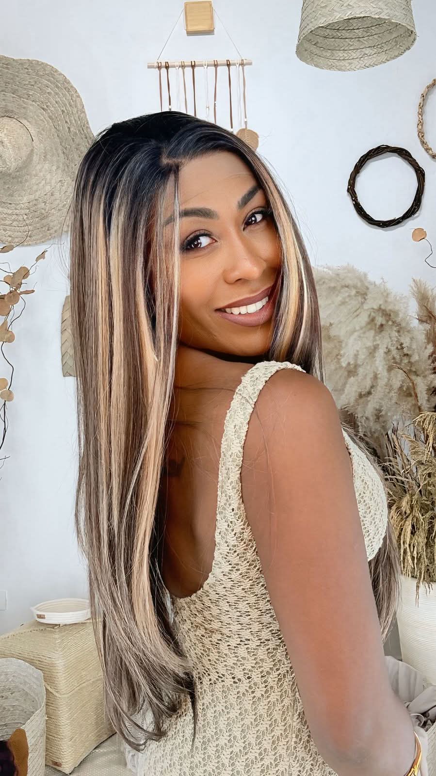 Lace Front Premium Diamante - Morena Ilumianada #NTPDHL1B/8/26R