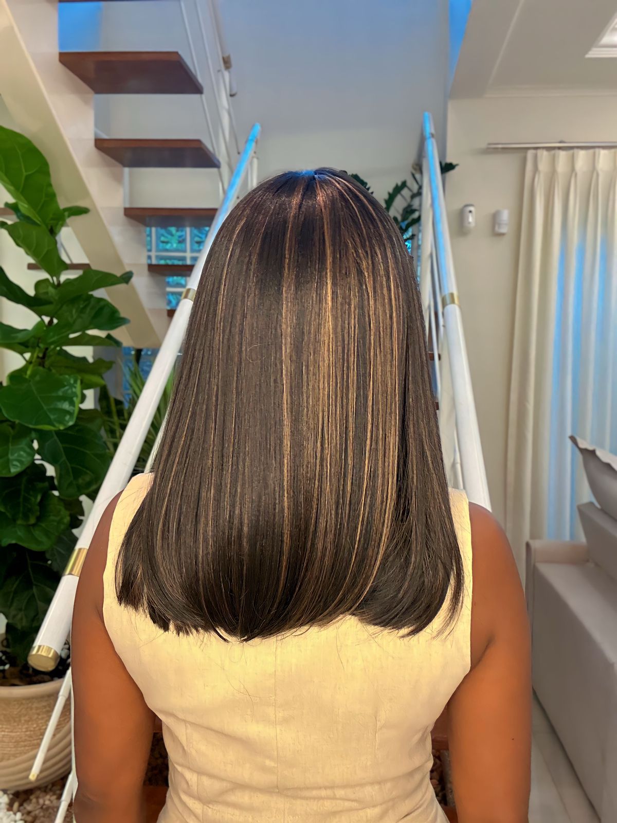 Lace Front premium Domenica - morena iluminada #F2/27