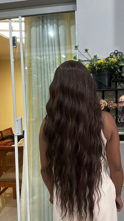 Lace Front Human Hair Kelly - Chocolate Iluminado #F4/30