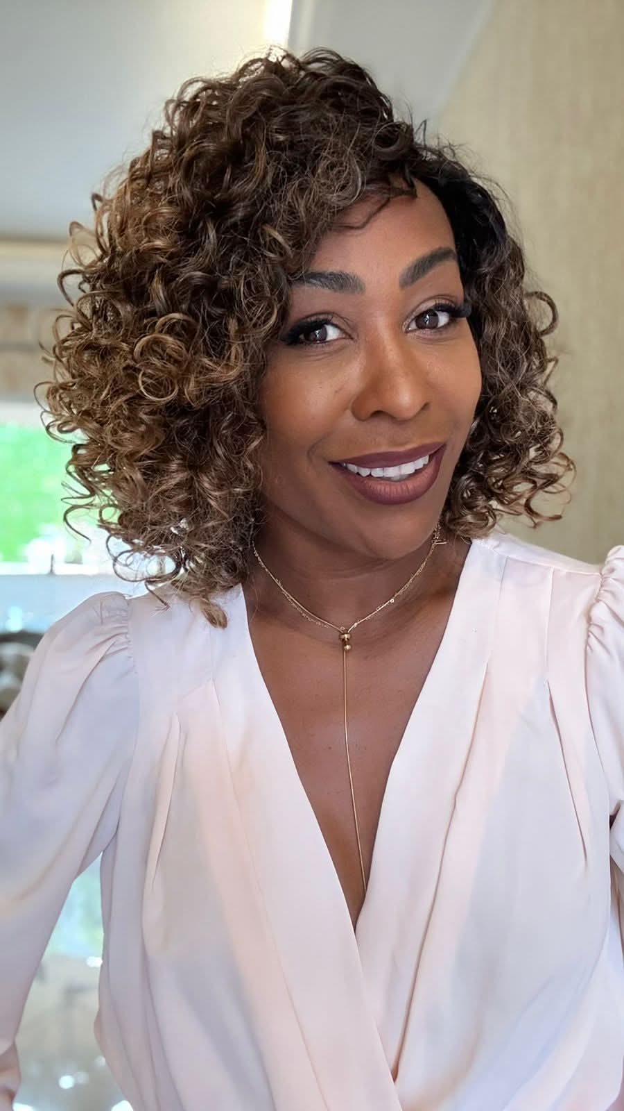 #75 Wig Bio Fibra Ana - Morena Iluminada #8/30