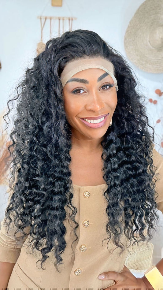 Lace Front Humana Suzana - Castanho escuro