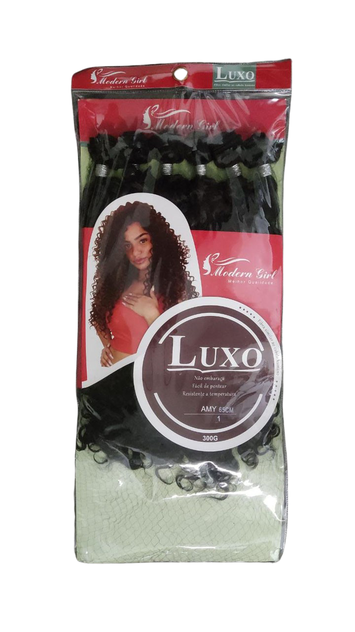 Tela Orgânica Cacheado Amy - Preto #1